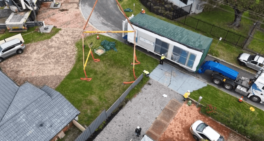 Modular Home being delivered in Perth